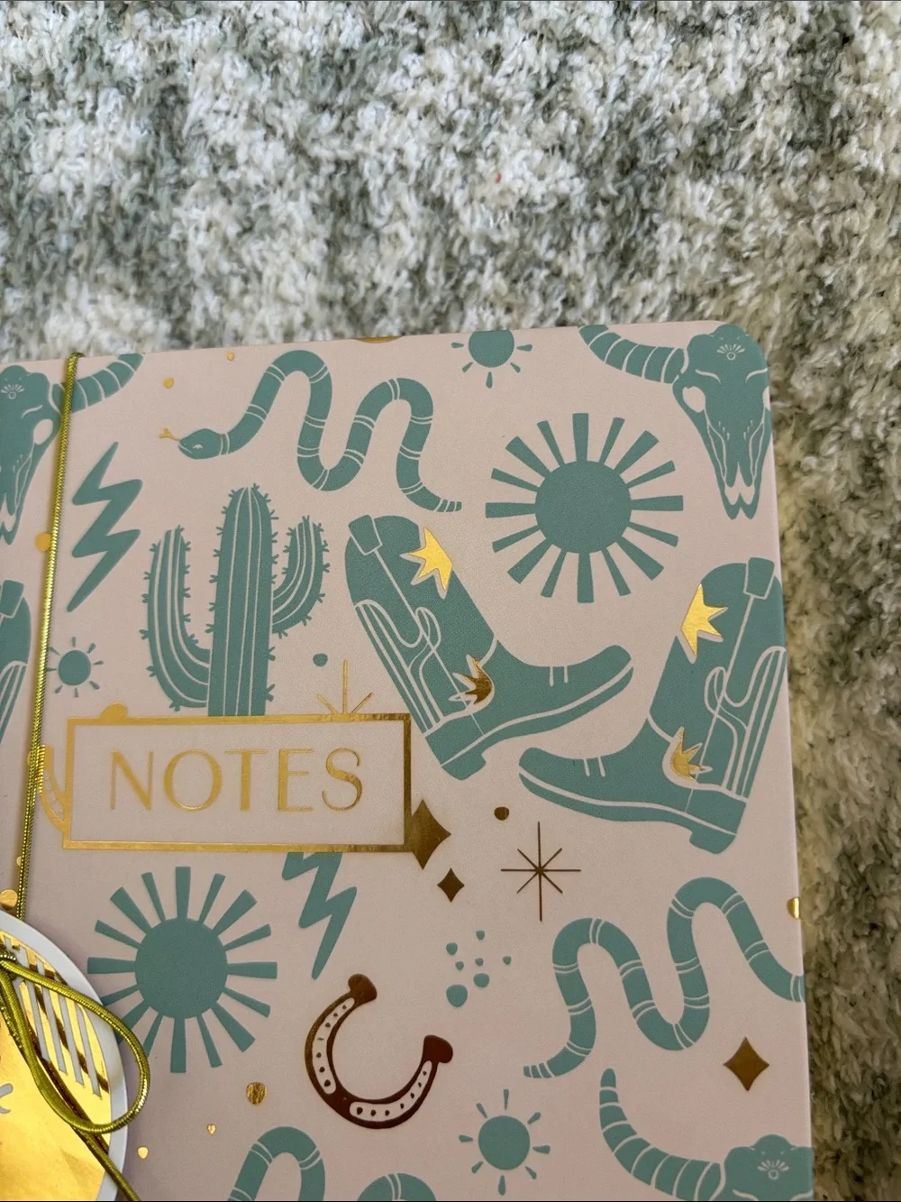 Santa Fe Western Stylized Journal Notebook NWT James Burke ~160pgs
